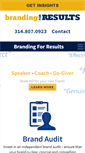 Mobile Screenshot of brandingforresults.com